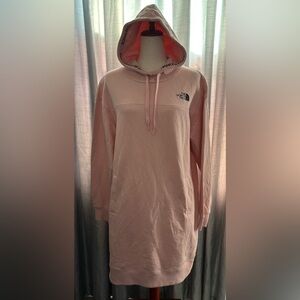 The North Face Light Pink Hooded Dress NWT LARGE